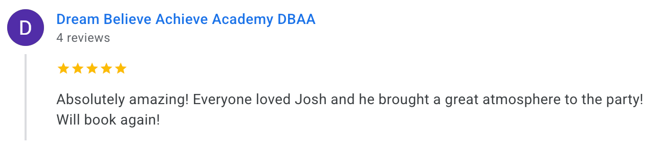 Customer review from Lucia