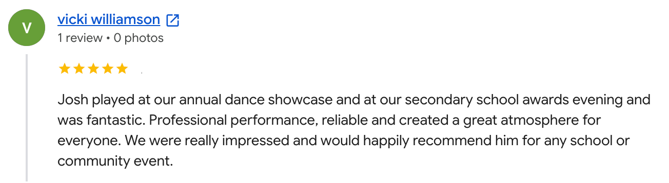 Customer review from Vicki